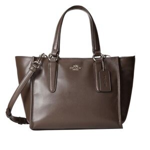 Coach Crosby Mini Leather Carryall
Crossbody Satchel Mink Brown